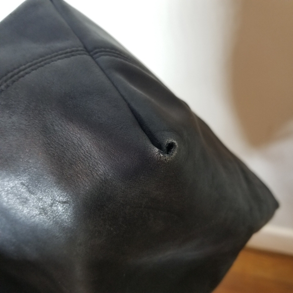 Coach Soho Waverly Lafayette black leather tote bag (style 4140) FLAWS Vintage - Picture 6 of 10